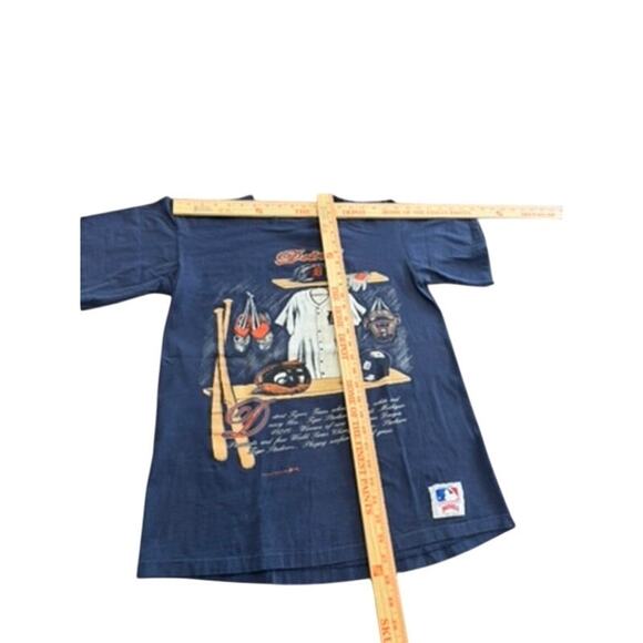 "NUTMEG" VTG Y2K Detroit Tigers Graphic T-Shirt SZ M Baseball  Single Stitch Arm - Picture 5 of 10